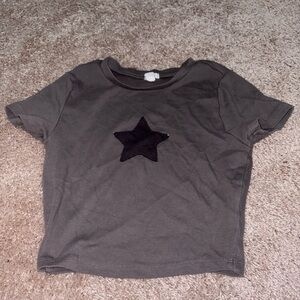 Garage Gray and Black Short Sleeve Tees